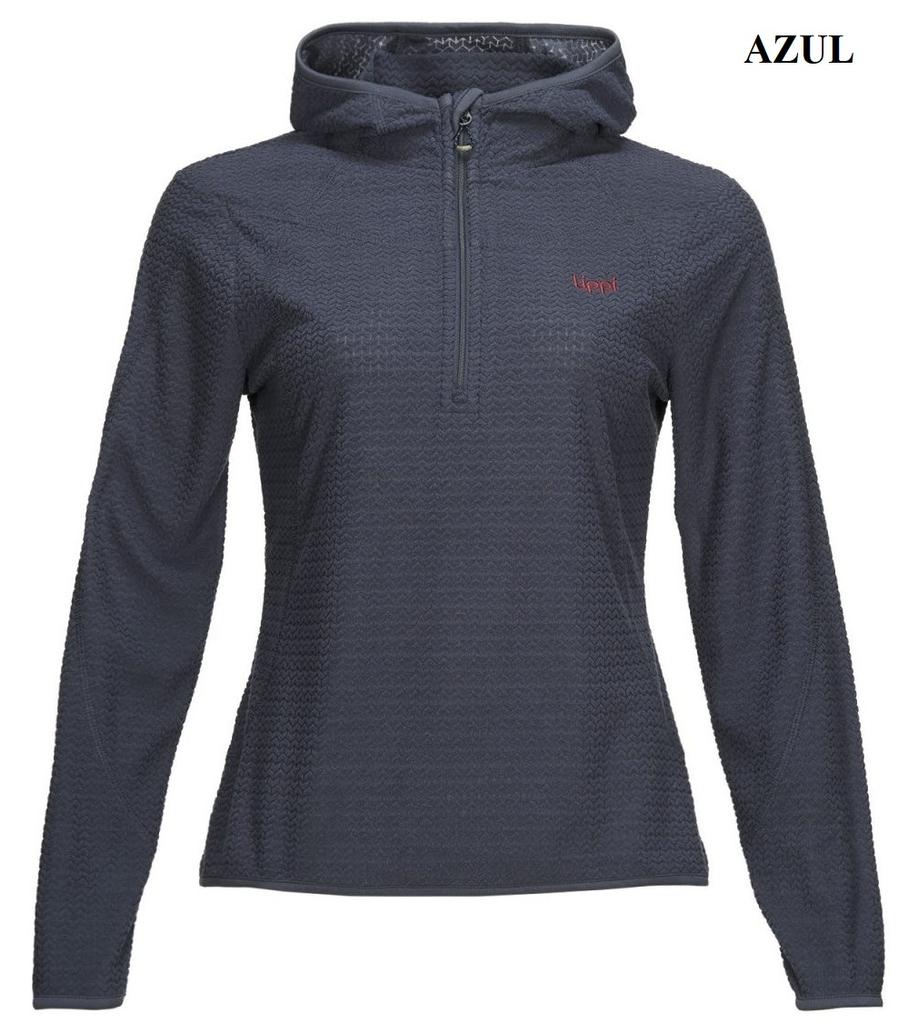 Poleron Mujer Jacaranda Nano-F 1/4 Zip Hoody