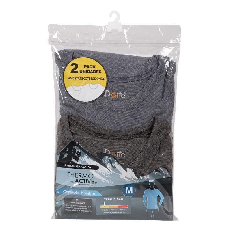 Miniatura Pack 2 Camisetas Hombre Thermoactive Multicolor