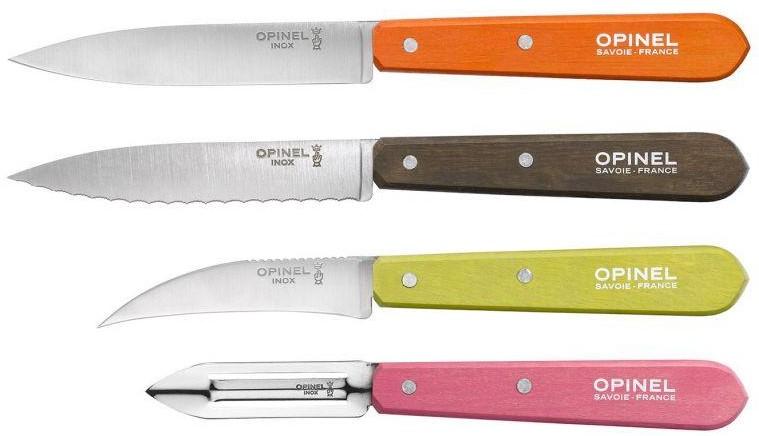 Set Les Essentiels Loft Coloured Stained Birchwood Handle