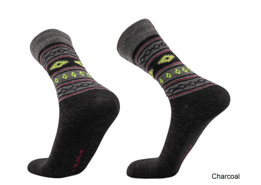 Miniatura Calcetines Argyle De Vestir. Alpaca, Merino & Bambu