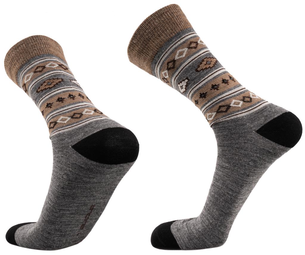 Calcetines Argyle De Vestir. Alpaca, Merino & Bambu