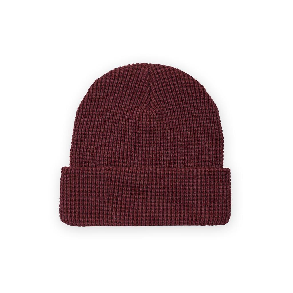 Gorro Waffle Beanie - Color: Burdeo