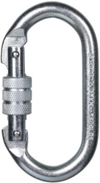 Mosquetón Oval Steel Screw Clip