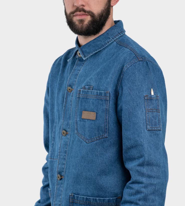 Miniatura Chaqueta Denim Harbut Hombre