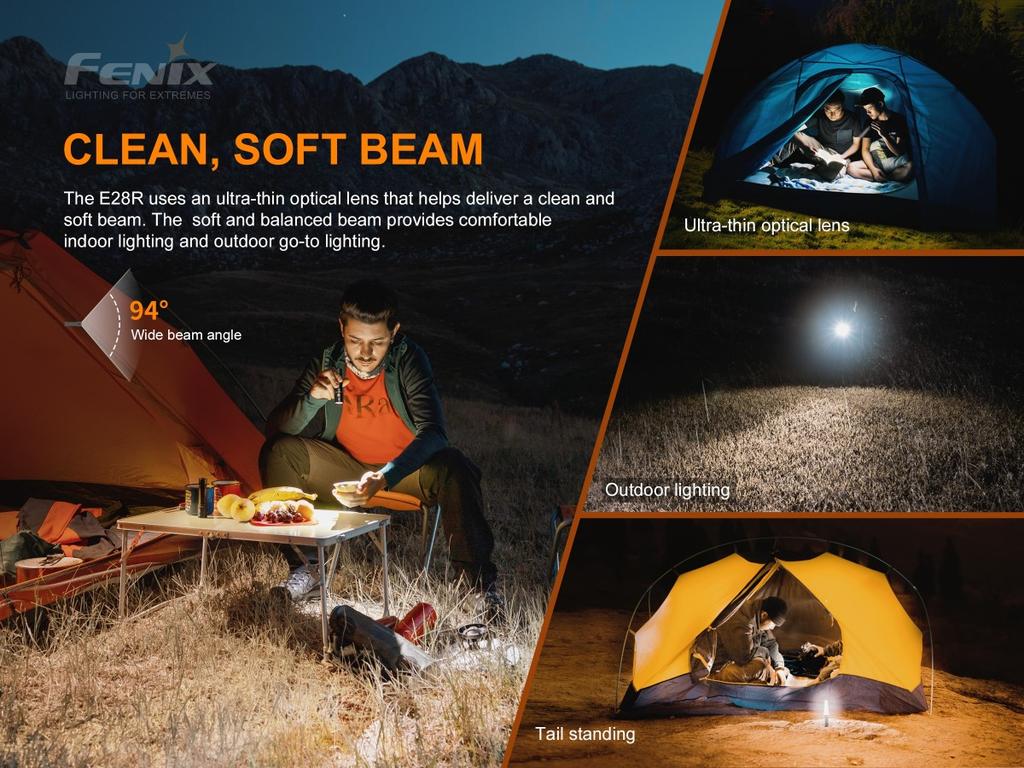 Linterna Recargable E28R / 1500 Lúmenes