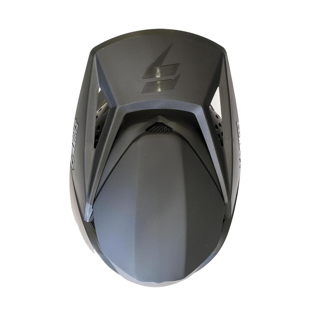 Miniatura Casco Moto Niño White Label Blac