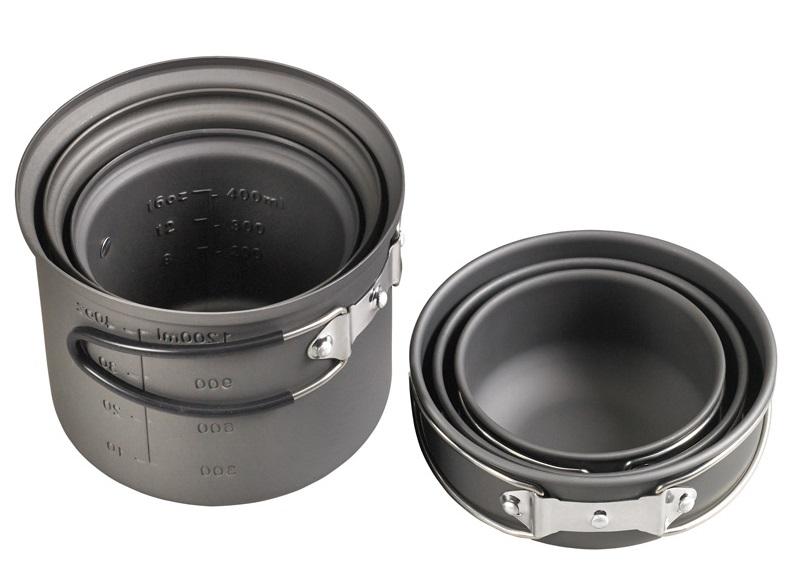 Miniatura Kit De Ollas y Contenedores 6 Piece - Color: Gris Oscuro