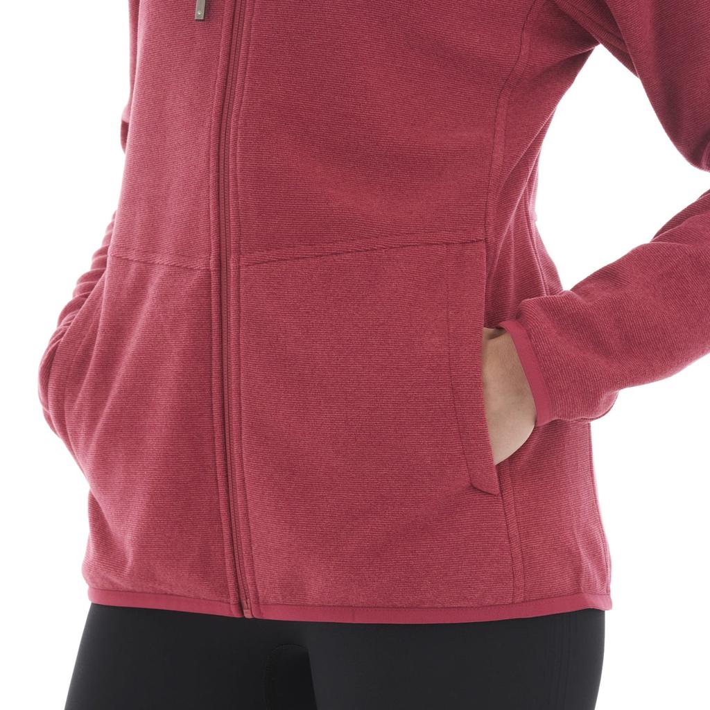 Miniatura Poleron Mujer Stripes Nano-F Full Zip Hoody V22