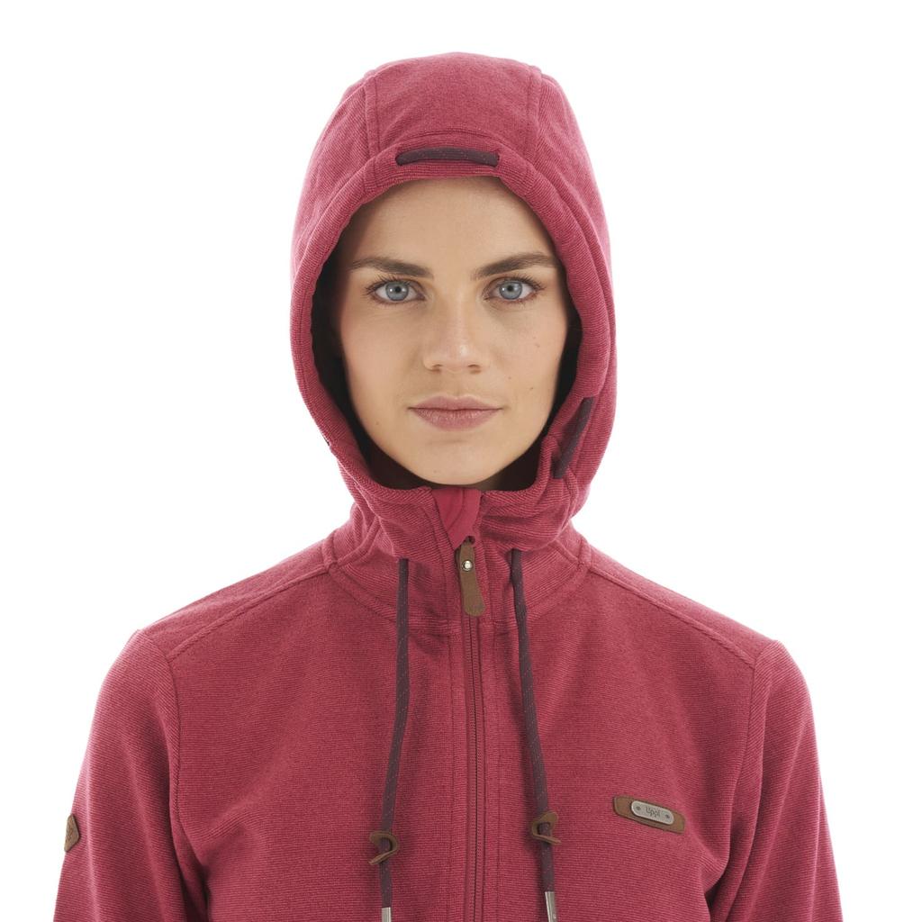 Miniatura Poleron Mujer Stripes Nano-F Full Zip Hoody V22