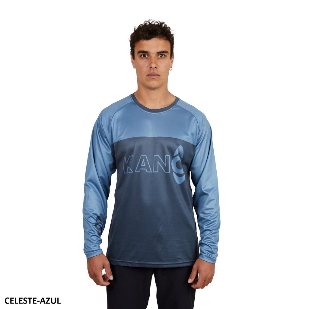 Polera Manga Larga Hombre Mtb Guayacan