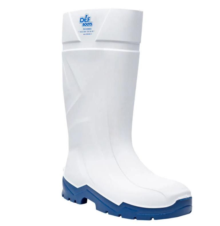 Bota Poliuretano Hombre DF 700 - Color: Blanco-Azul