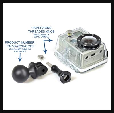 Adaptador De Bola Universal Para Cámara De Acción