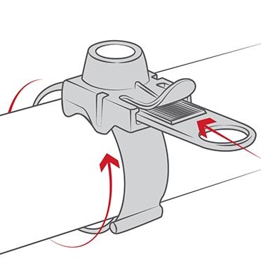 Miniatura Soporte Universal Finger-Grip Con Montaje En Riel EZ-Strap