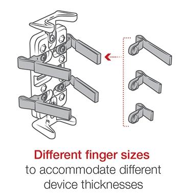 Miniatura Soporte Universal Finger-Grip Con Montaje En Riel EZ-Strap