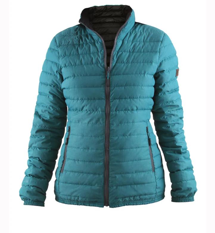 Parka Mujer Pluma Goose Reversible