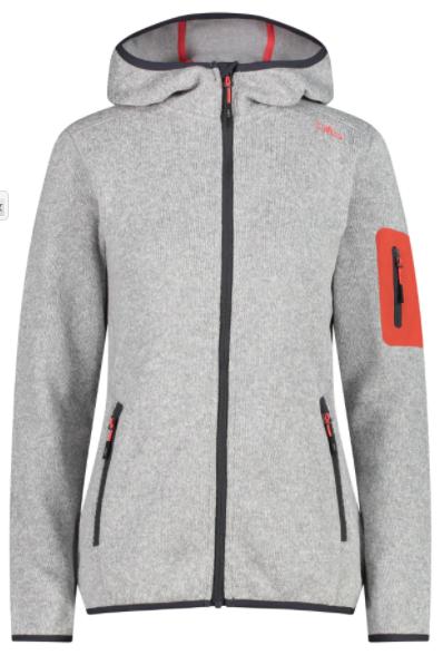 Polar Tejido Mujer Jacket Fix Hood