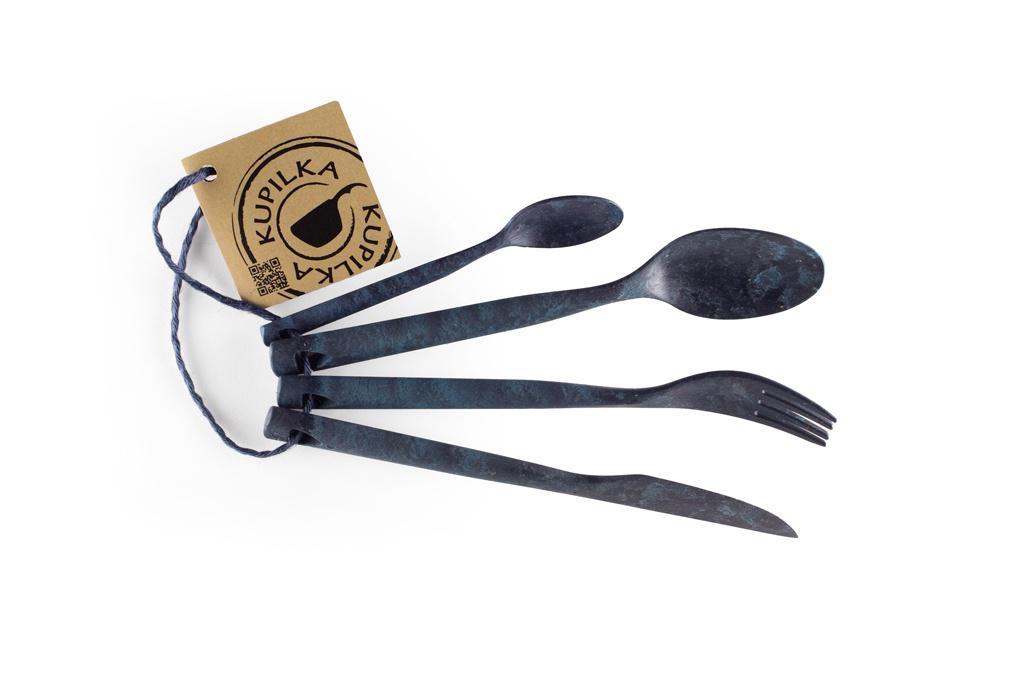 Set Cubiertos Cuttlery Set - Color: Azul