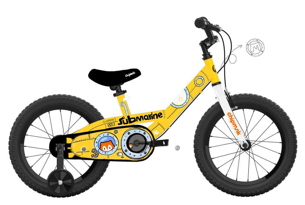 Bicicleta Chipmunk Niño Aro 16 Submarine