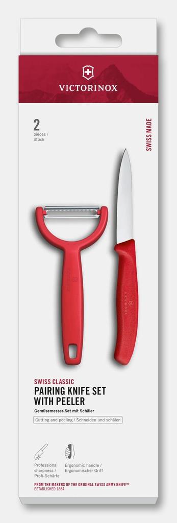 Set De Cuchillos Mondadores Swiss Classic Con Pelador Y