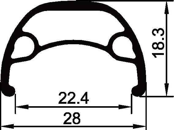 Llanta Aro 26 U28 36h Fv