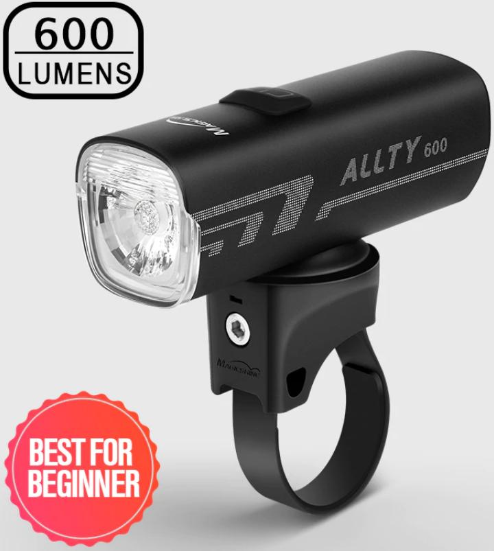 Luz De Bicicleta Para Carretera Recargable USB-C Allty 600Lm