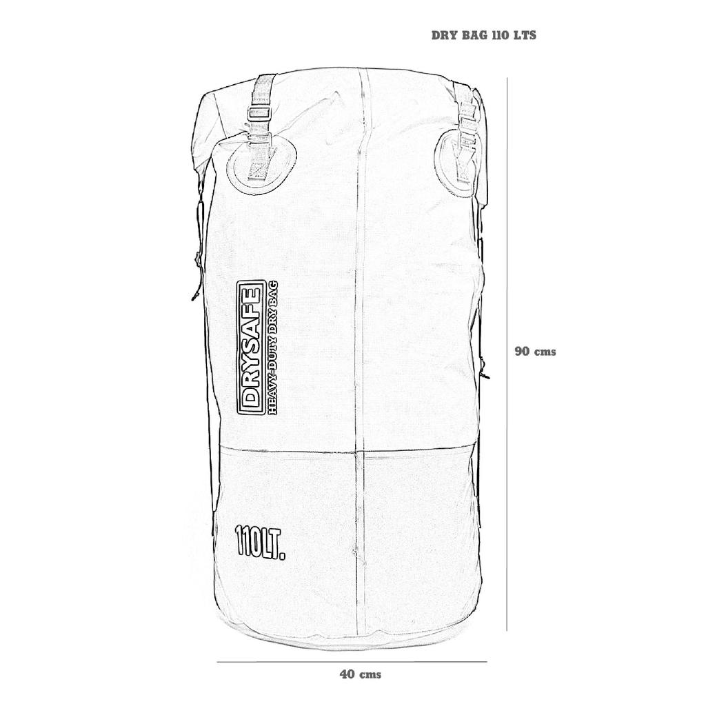 Miniatura Mochila Yelcho 110 Litros Waterproof VL