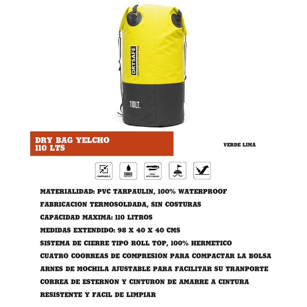 Mochila Yelcho 110 Litros Waterproof VL