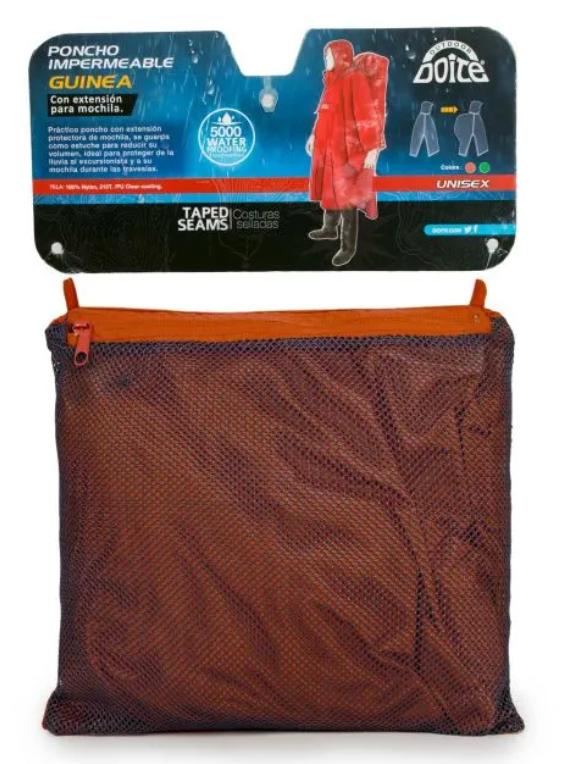 Poncho Mochila Unisex Guinea