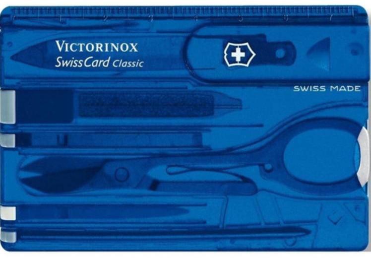 Multiherramienta Swisscard / Azul Trans  0.7122.T2