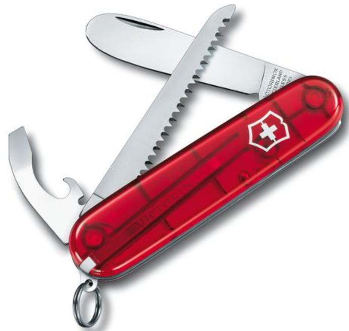 Cortapluma My First Victorinox H Roja Trans 0.2373.T