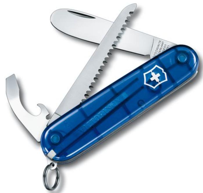 Cortapluma My First Victorinox H Azul Trans 0.2373.T2