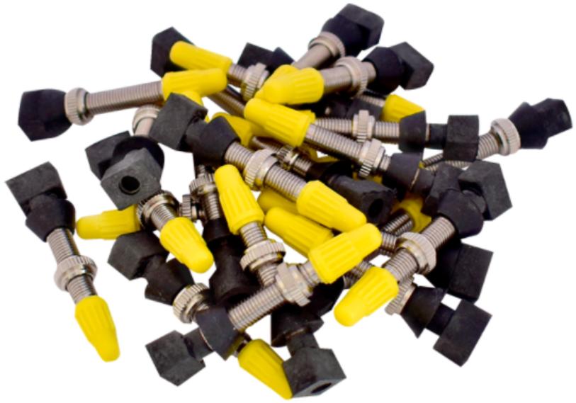 25 Valvulas Finas Tubeless Desmontables