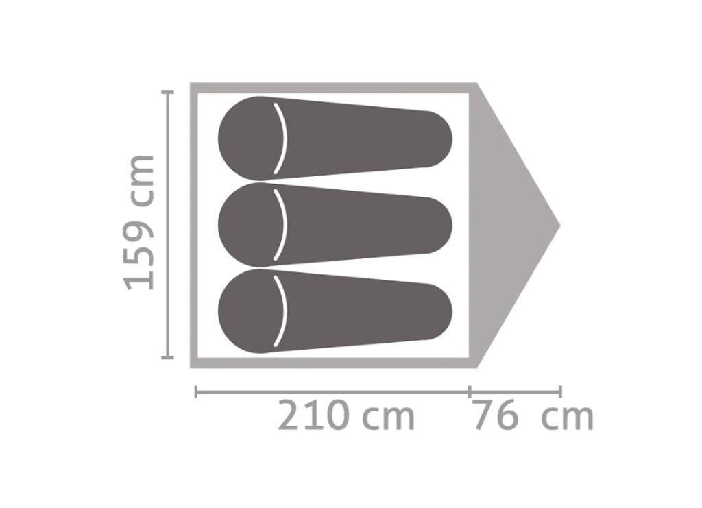 Carpa 3 personas atlas iii