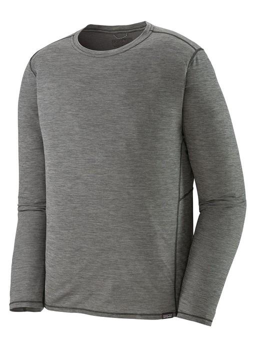 Polera Hombre Manga Larga Capilene Cool Lightweight Shirt - Color: Gris