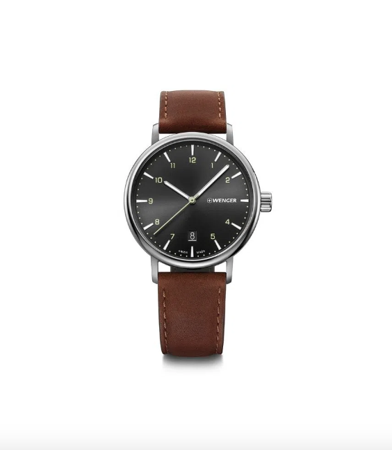 Reloj Urban Classic Dial Plata 40 Mm - Color: Cafe-Negro