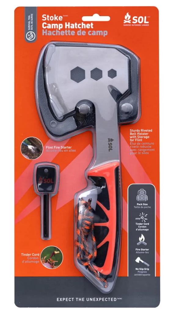 Miniatura Hacha Stoke Camp Hatchet - Color: Negro-Naranjo