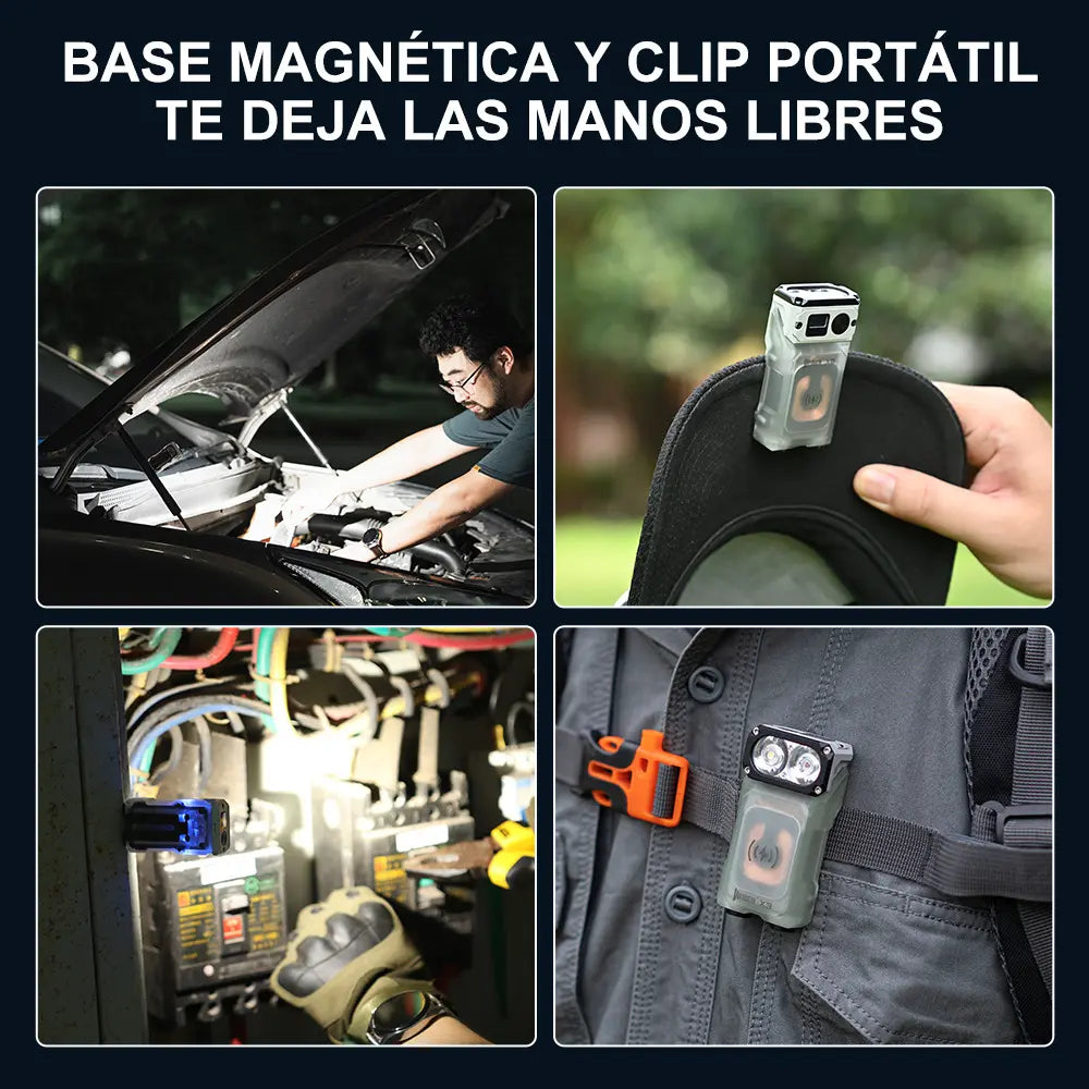 Miniatura Linterna Compacta Dual X3 700 Lumens -