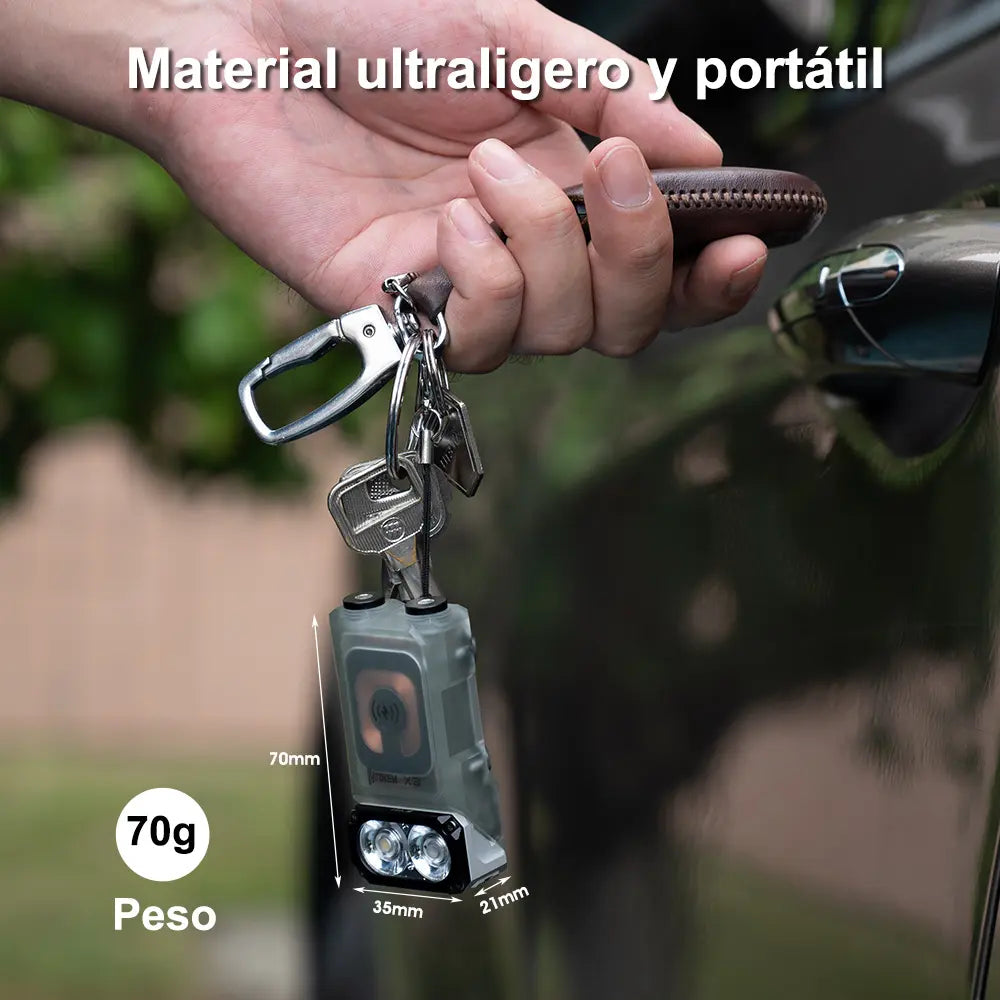 Miniatura Linterna Compacta Dual X3 700 Lumens -