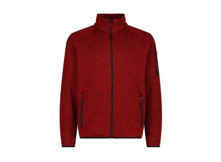 Miniatura Polar Hombre Mélange Knit-Tech Heavy - Color: Rojo