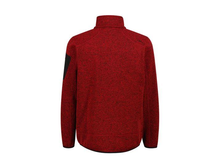 Miniatura Polar Hombre Mélange Knit-Tech Heavy - Color: Rojo