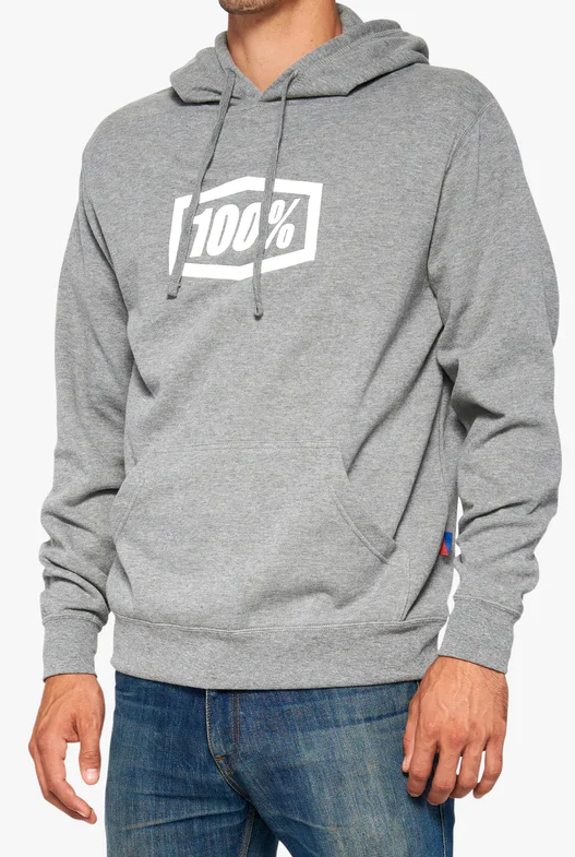 Polerón Hombre Icon Pullover Fleece - Color: Gris