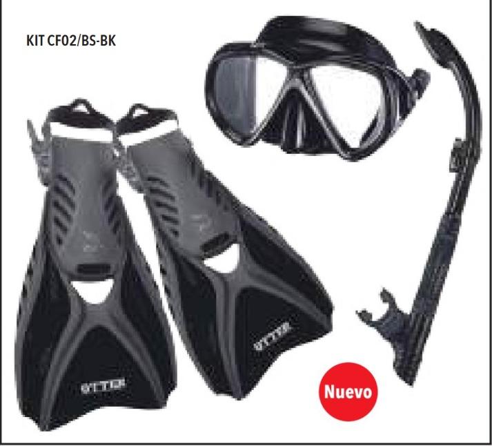 Kit De Buceo Silicona S CF02-A -