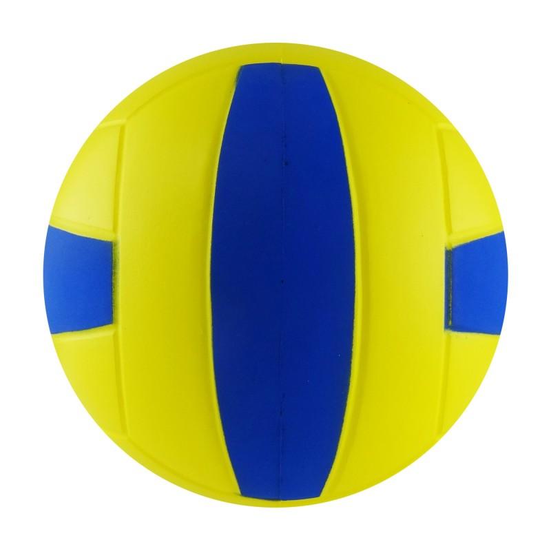 Balón De Esponja Voleibol 7" - Color: Azul-Amarillo