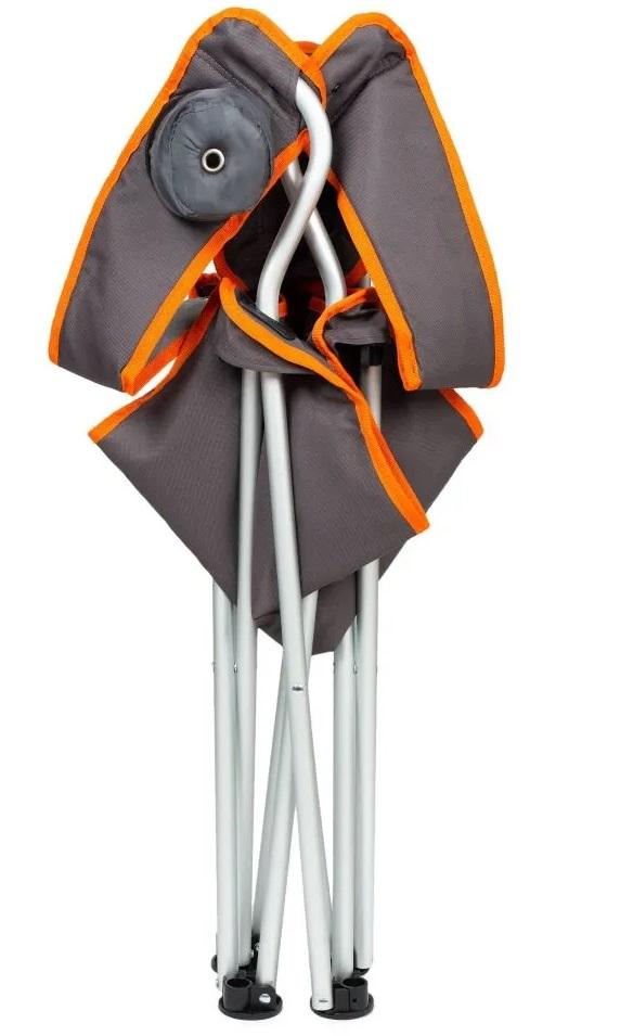 Silla Camping  Basin Acero - Color: Gris-Naranja