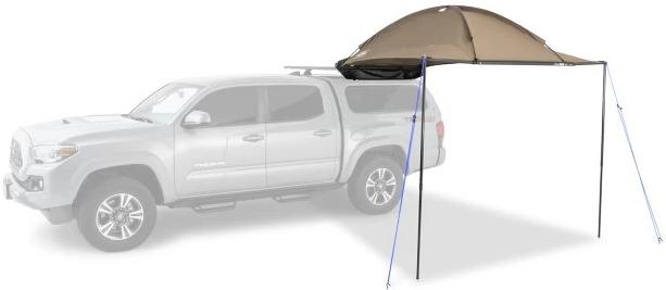 Toldo Lateral Para Auto Tipo Domo De 2.4 X 2.5 Metros Con Sistema Stow It