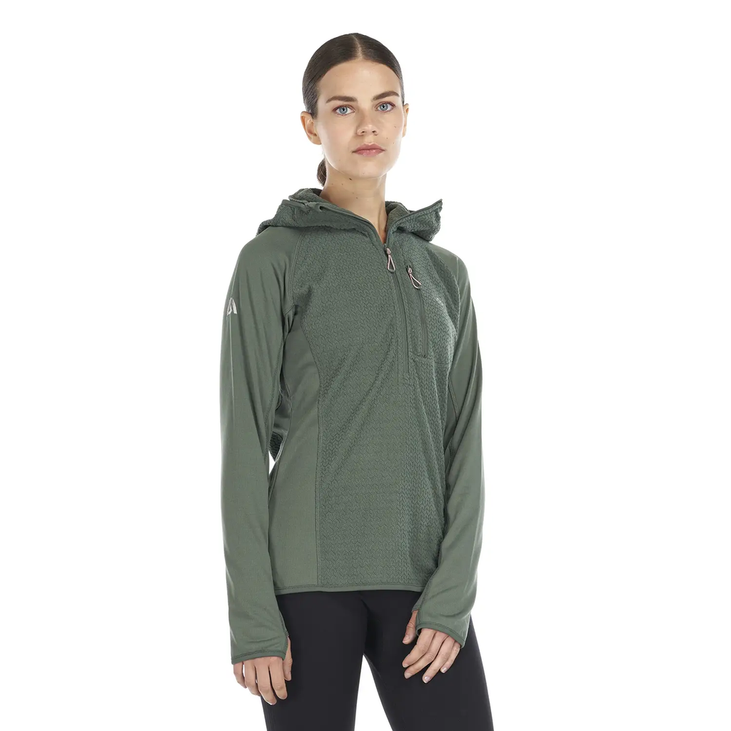 Miniatura Poleron Mujer Jacaranda Mountain Nano-F 1/4 Zip Hoody I21 -