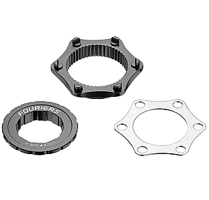 Adaptador Centerlock A Rotor 6 Pernos IS - Color: Negro