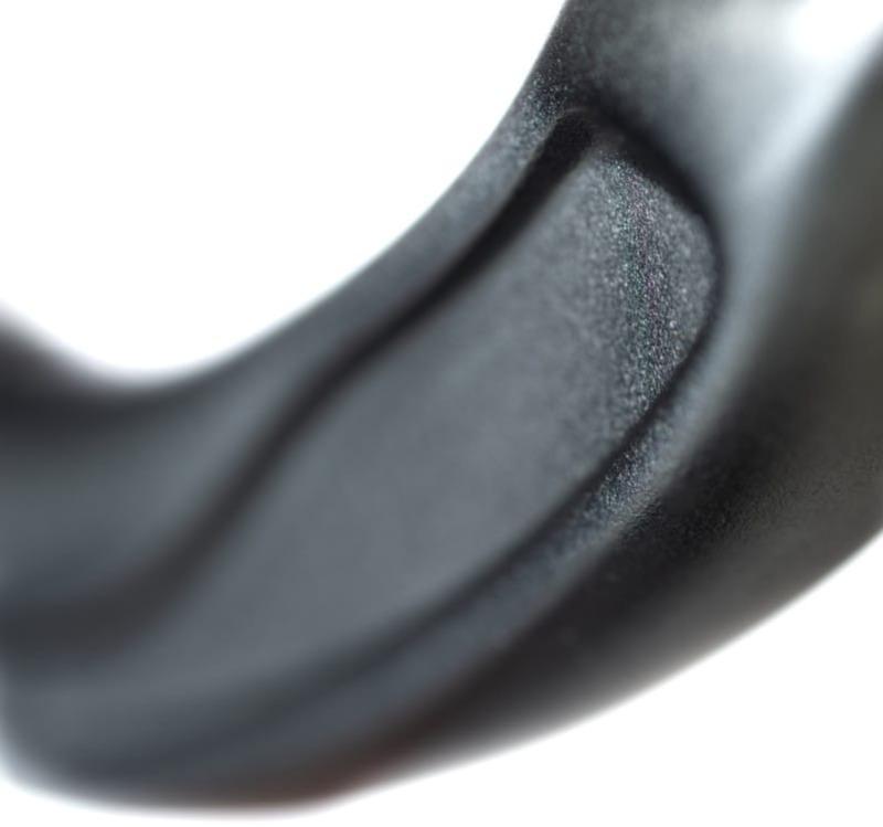 Miniatura Mosquetón Aluminio Oval 2 Tiempos 25kN Óliba Twist Lock - Color: Negro Rojo