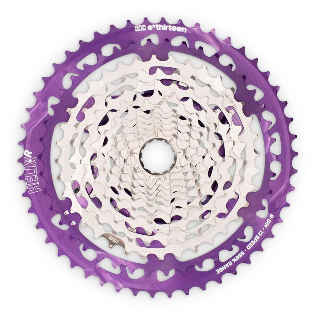 Piñón Helix Race 12V 9-50 - Color: Eggplant