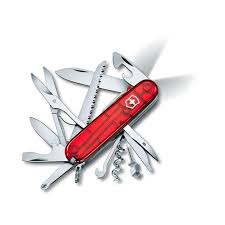 Navaja Huntsman Lite 91 mm 21 Fun - Color: rojo trnasparente